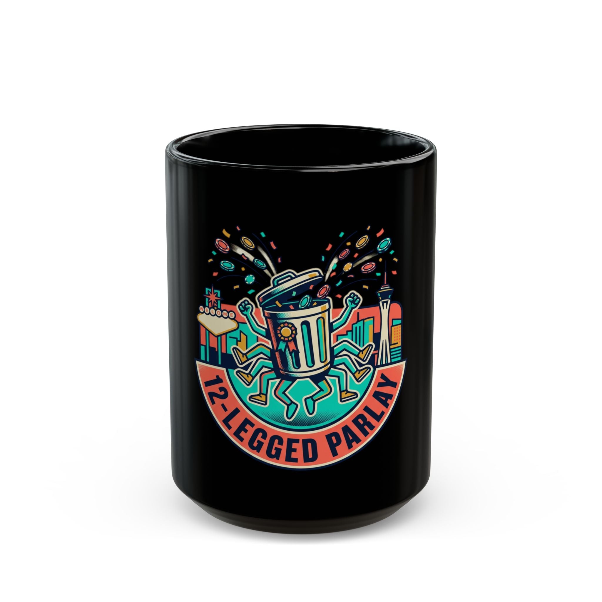 12-Legged Parlay Coffee Mug — Casino Sports Betting Party Design