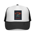 Defy The House Trucker Cap — Retro Zombie Survival Mesh Hat