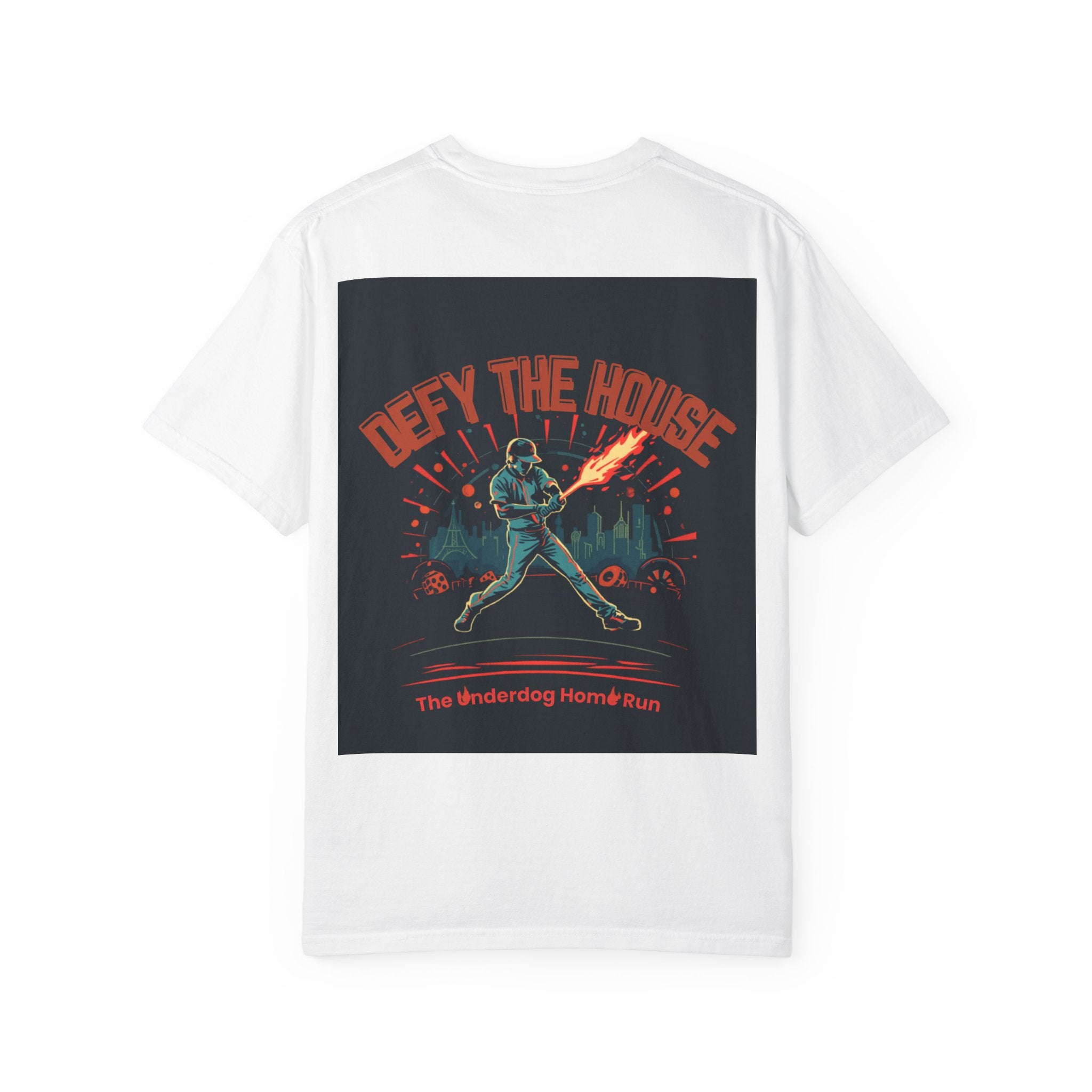 Beat The House T-Shirt — "Defy the Odds" Casino Poker Tee