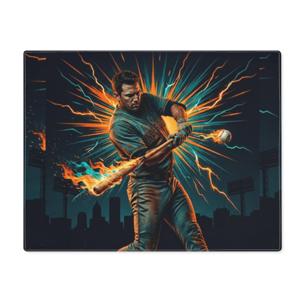Electric Home Run Placemat — Walk off Grand Slam Table Mat