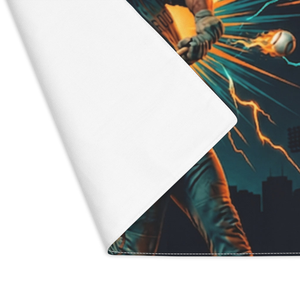 Electric Home Run Placemat — Walk off Grand Slam Table Mat