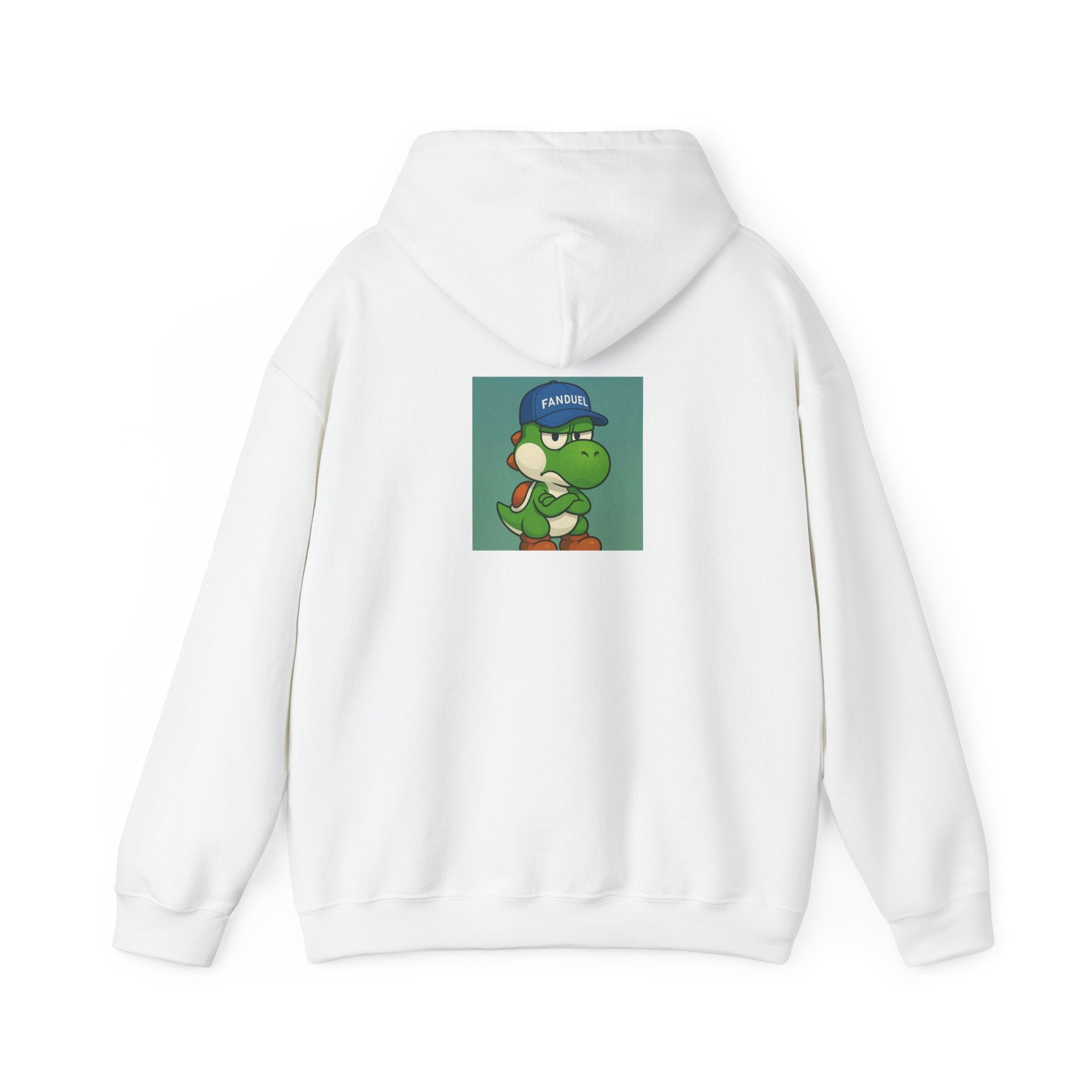 Yoshi Meme Hoodie — "Yo shi not cashing" Cute Yoshi Cartoon Graphic Sweatshirt