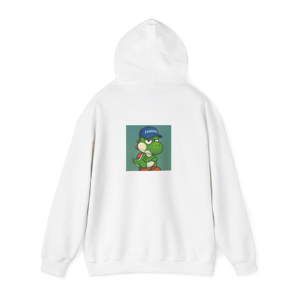 Yoshi Meme Hoodie — "Yo shi not cashing" Cute Yoshi Cartoon Graphic Sweatshirt